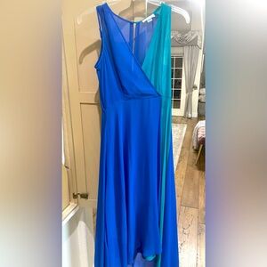 Beautiful blue Calvin Klein dress.